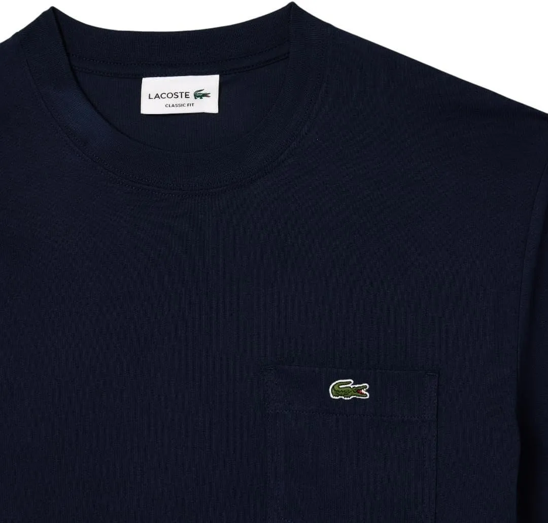 Lacoste Men's Cotton T-Shirt with Breast Pocket