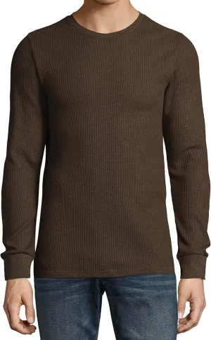 Ma Croix Premium Mens Thermal T Shirts Waffle Pattern Heavyweight Longsleeve Soft Big Tall Active Cotton Knit
