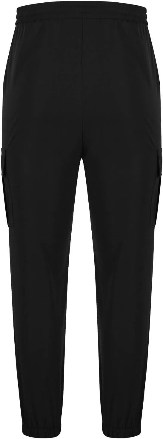 Men Joggers Pants with Pockets Slim Fit Baggy Chino Cinch Bottom Cargo Sweatpants Casual Workout Outdoor Sweat Pants