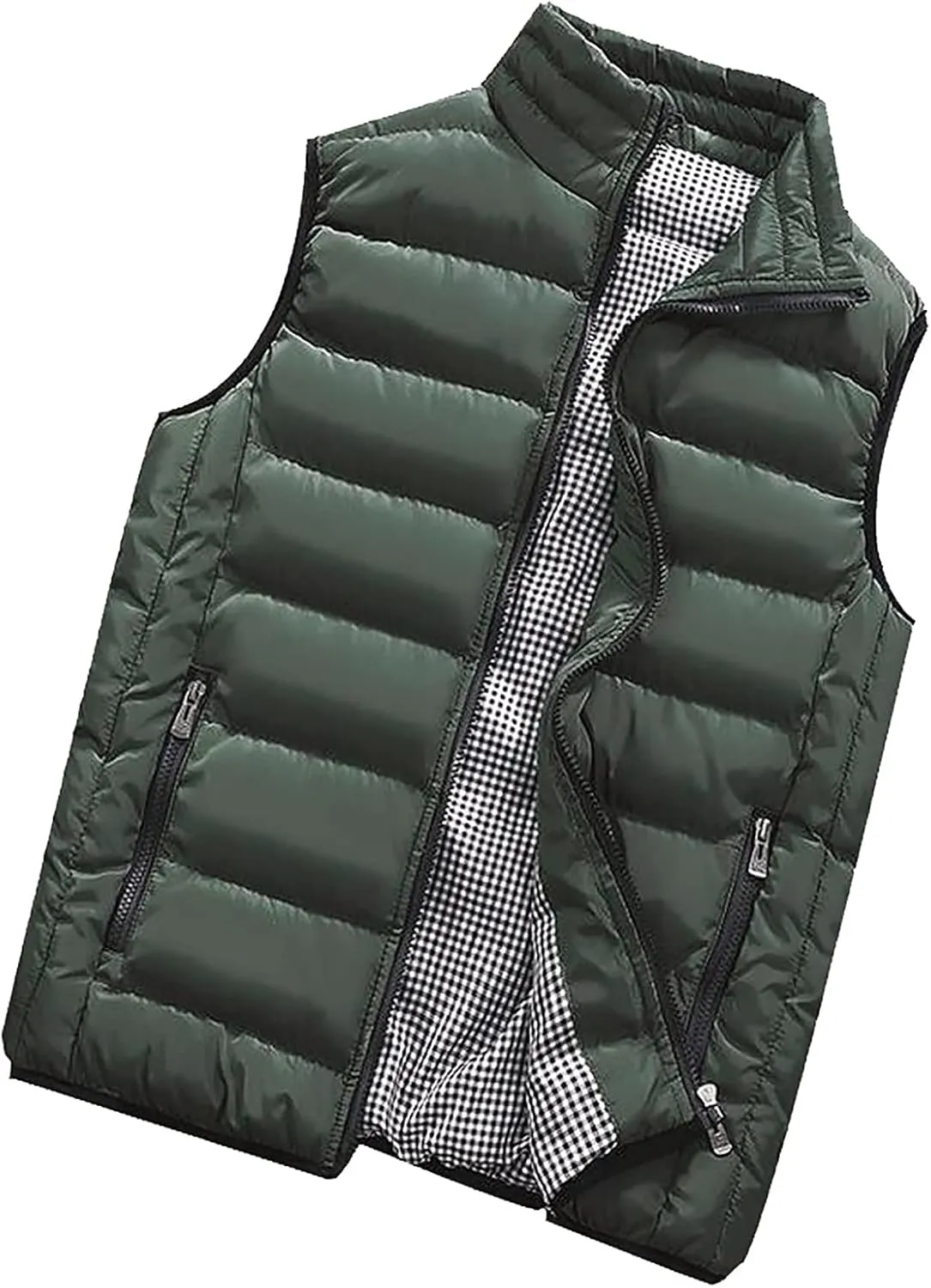 Men's Outerwear Vests Winter Padded Cotton Vest Coats Sleeveless Thick Warm Jacket Outdoor Casual Vest Tops