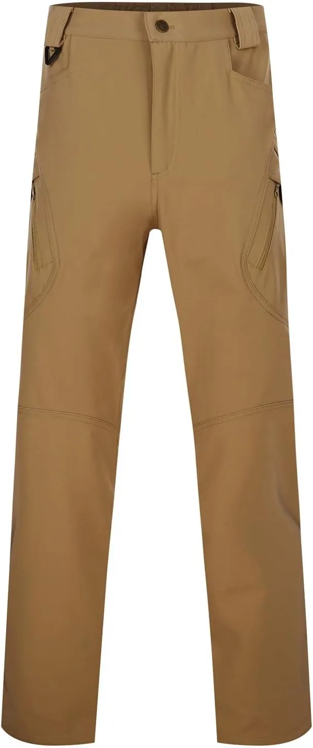 Men's Tactical Cargo Pants Hiking Joggers Running Workout Gym Track Golf Pants Summer Lightweight Trousers
