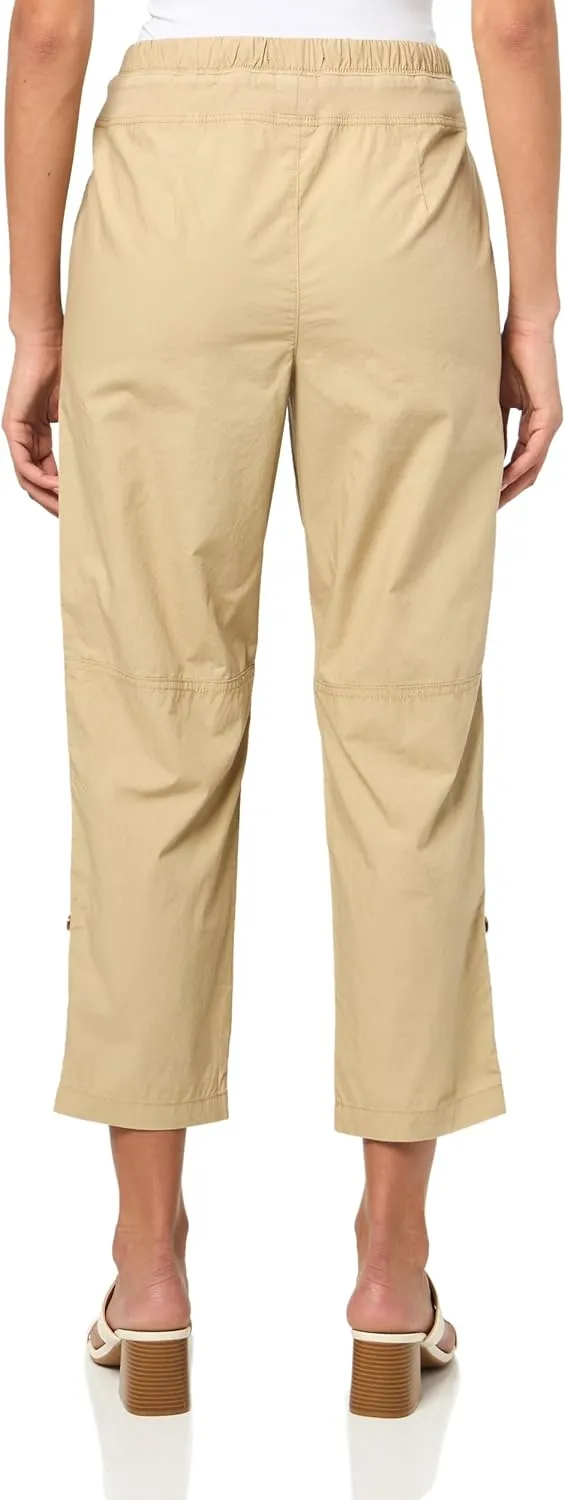 Nautica Women's Cotton Poplin Caspian Utility Pant