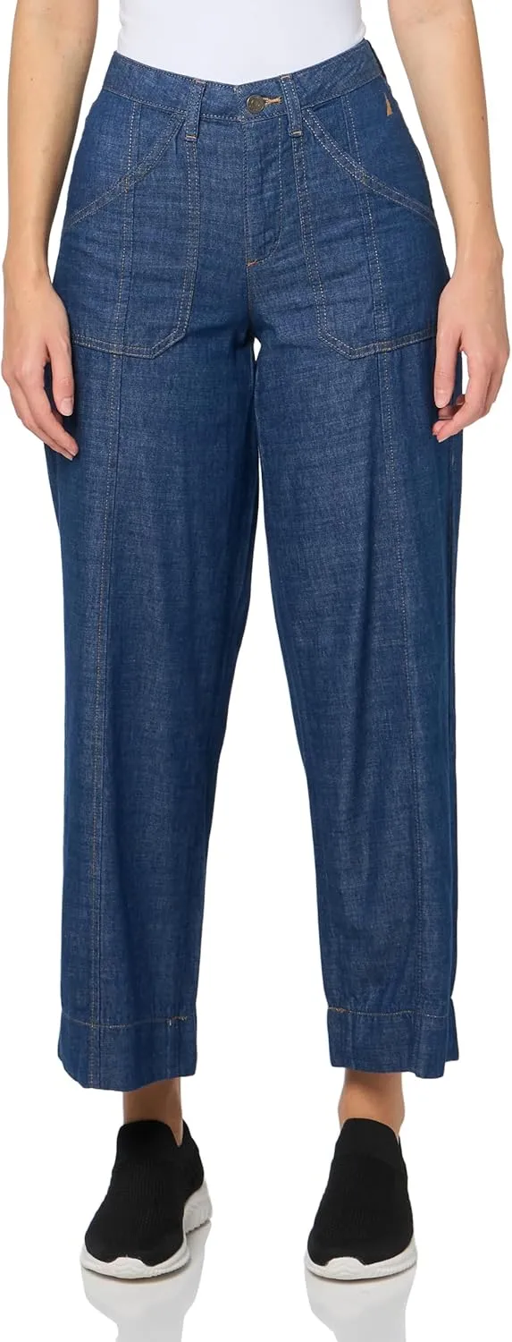 Nautica Women's Denim Wide Leg Jean