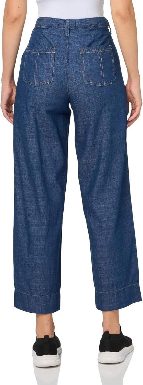 Nautica Women's Denim Wide Leg Jean