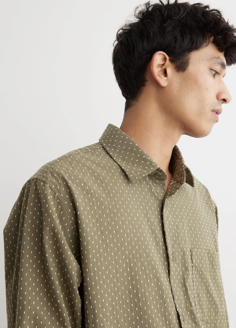 Sashiko Long Sleeve Shirt