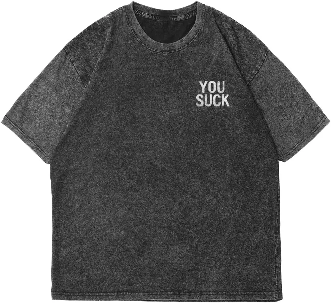 Sorry IM Late I DIDNT Want to Come Classic Two Sides Retro Short Sleeve Shirt Men's Round Neck Sports T-Shirt