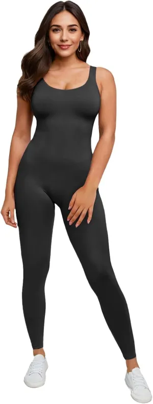 speerise Women Slimming Sleeveless Bodysuit Tank Leotard Jumpsuits Romper for Women, Girls for Gym, Yoga, Workout, Ballet