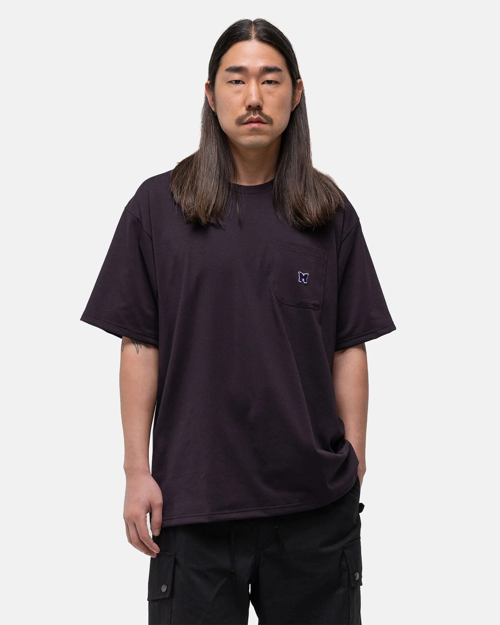 S/S Crew Neck Tee - Poly Jersey Dk. Purple