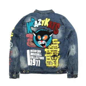 STALL&DEAN KRAZY KATS DENIM JACKETS - DF9804