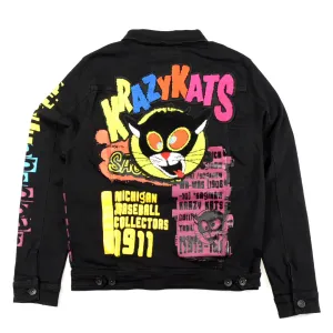 STALL&DEAN KRAZY KATS DENIM JACKETS -DF9804