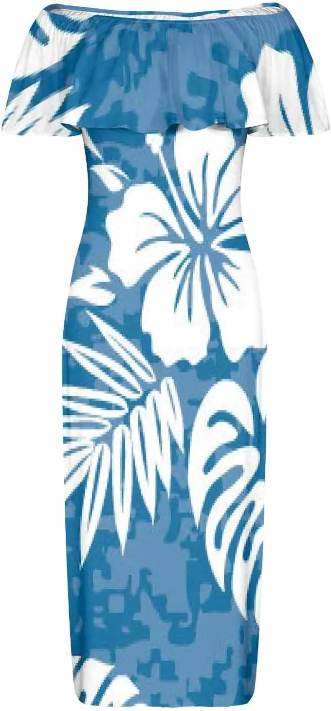 Strapless Sundress Summer Floral Dress Summer Dresses for Women Beach Floral Sundress Casual Boho Dress