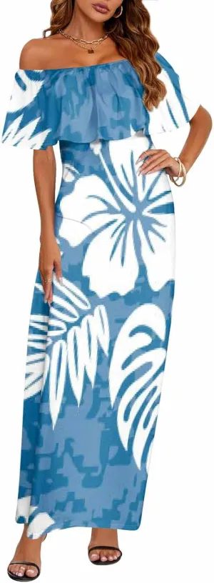 Strapless Sundress Summer Floral Dress Summer Dresses for Women Beach Floral Sundress Casual Boho Dress
