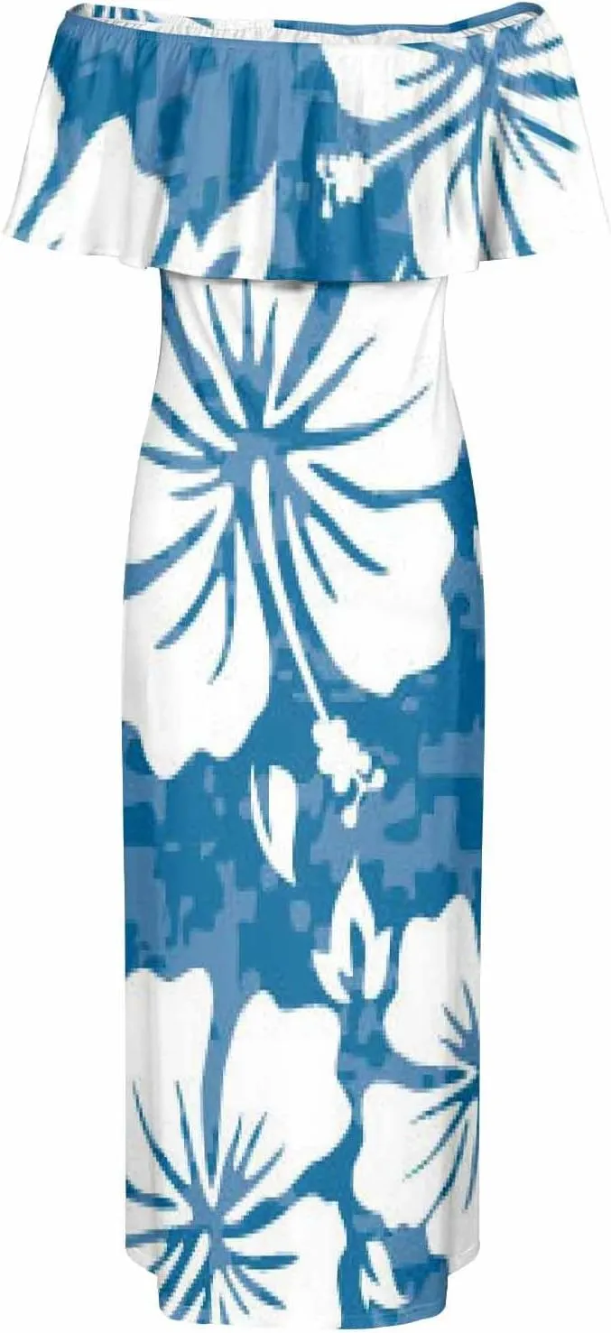 Strapless Sundress Summer Floral Dress Summer Dresses for Women Beach Floral Sundress Casual Boho Dress