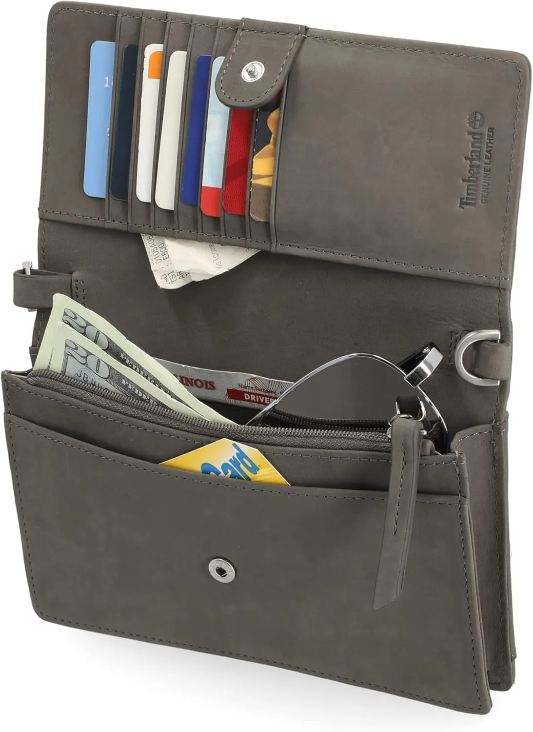 Timberland RFID Leather Crossbody Bag Wallet Purse