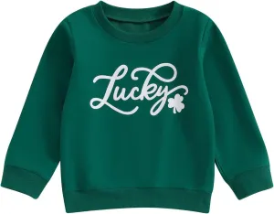 Toddler Baby Girl Long Sleeve Ruffle Sweatshirt Tops Basic Solid Color Oversized Sweater Shirts Kid Fall Clothes