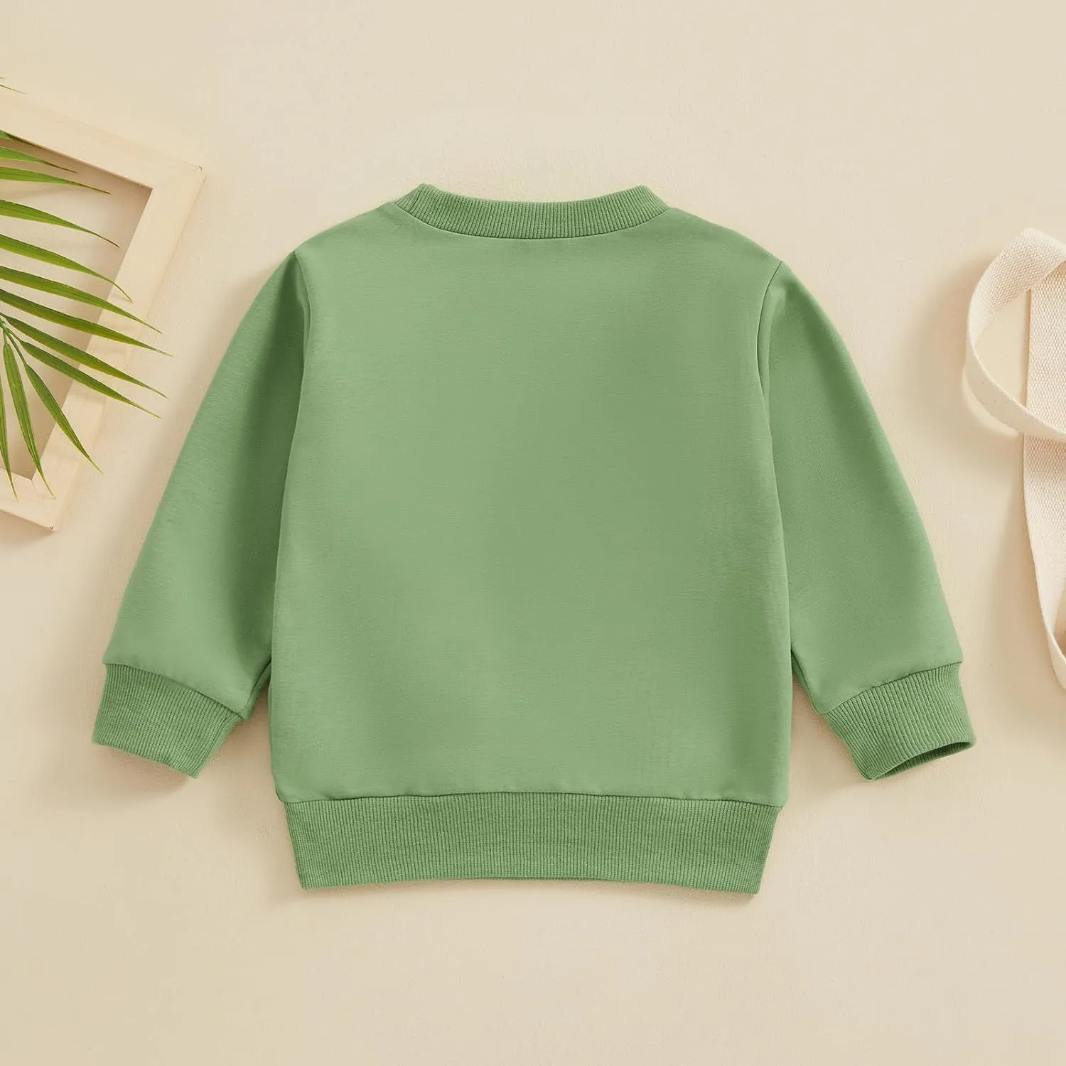 Toddler Baby Girl Long Sleeve Ruffle Sweatshirt Tops Basic Solid Color Oversized Sweater Shirts Kid Fall Clothes