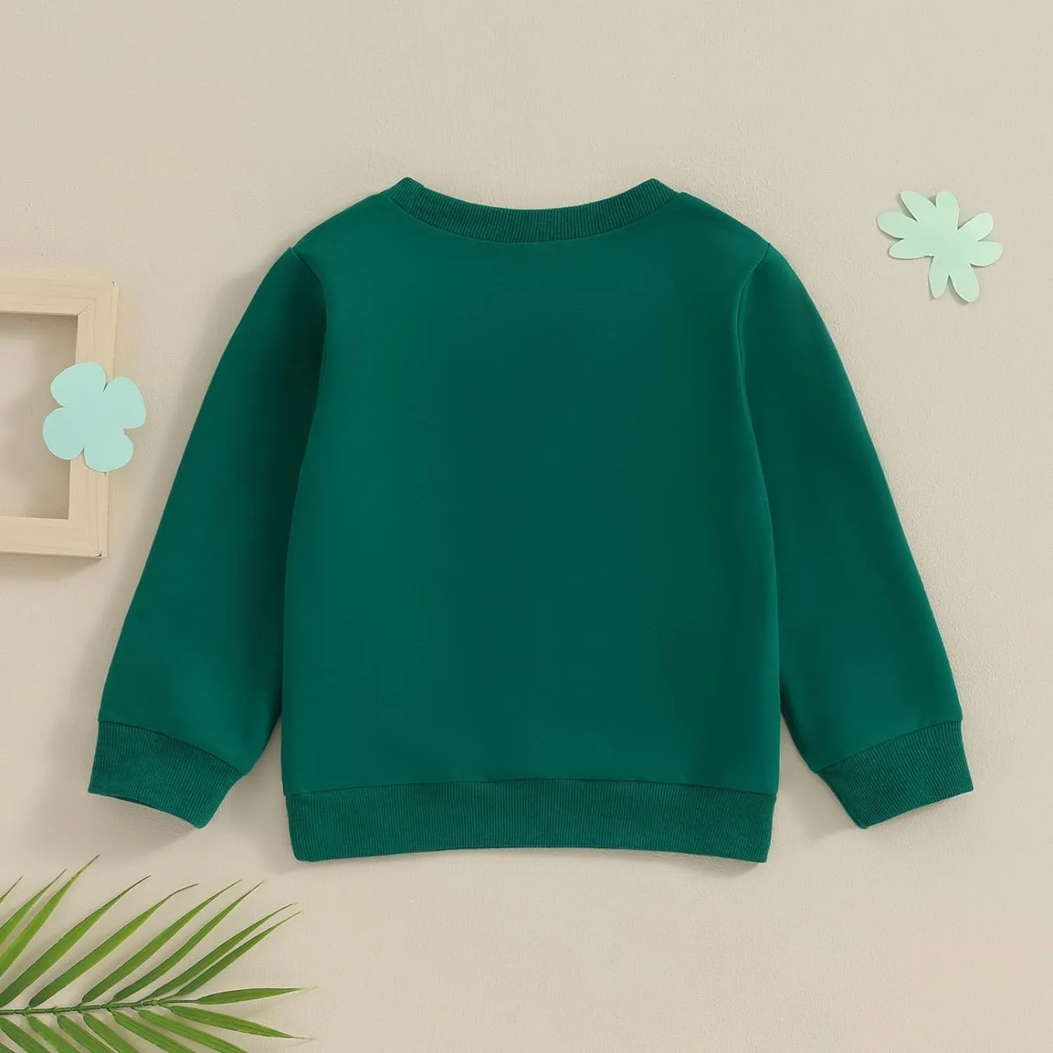 Toddler Baby Girl Long Sleeve Ruffle Sweatshirt Tops Basic Solid Color Oversized Sweater Shirts Kid Fall Clothes
