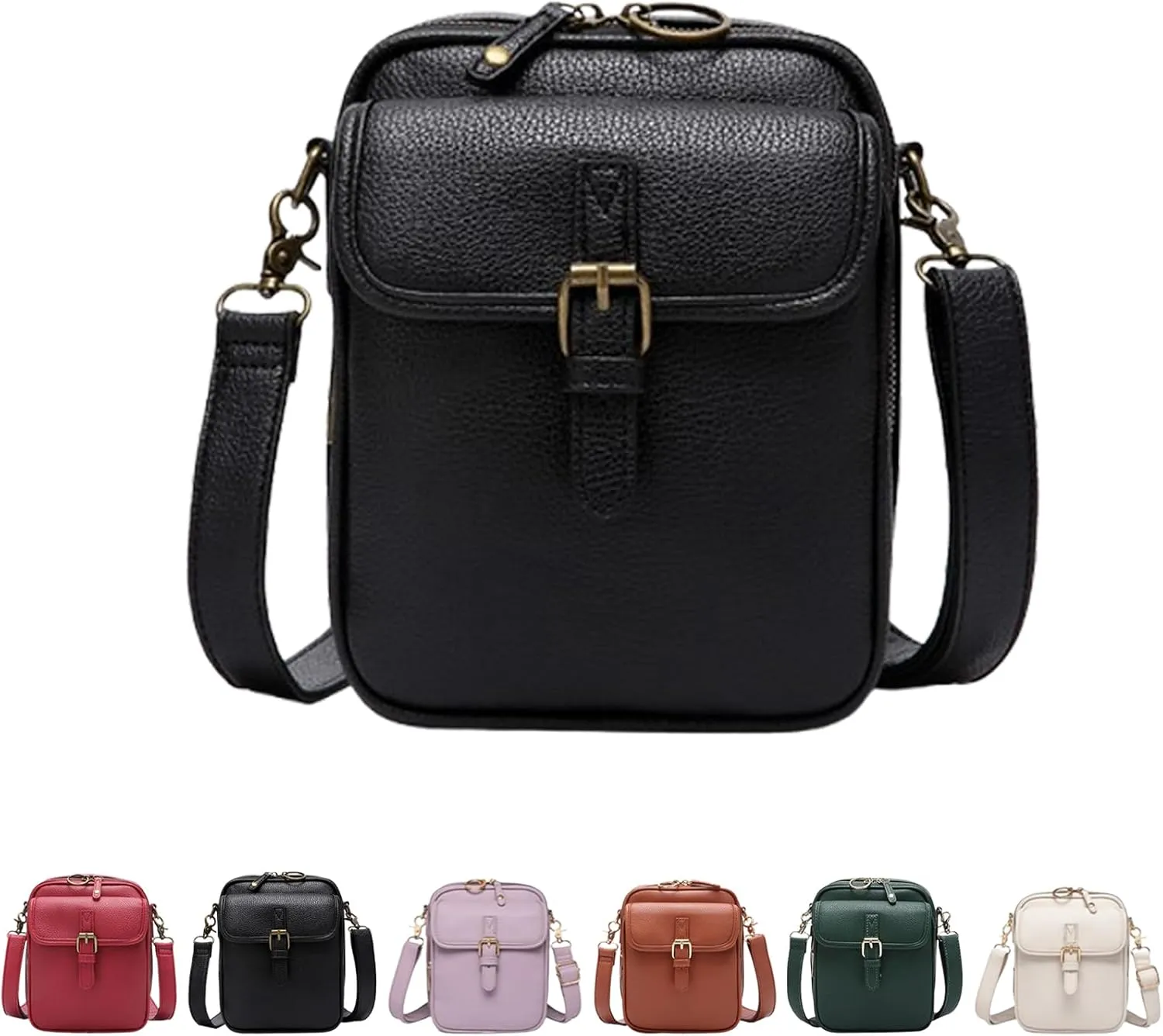 Tojoyride Crossbody Bag, Vintage Anti-Theft Crossbody Purse with Built in Wallet, Lightweight & fashions