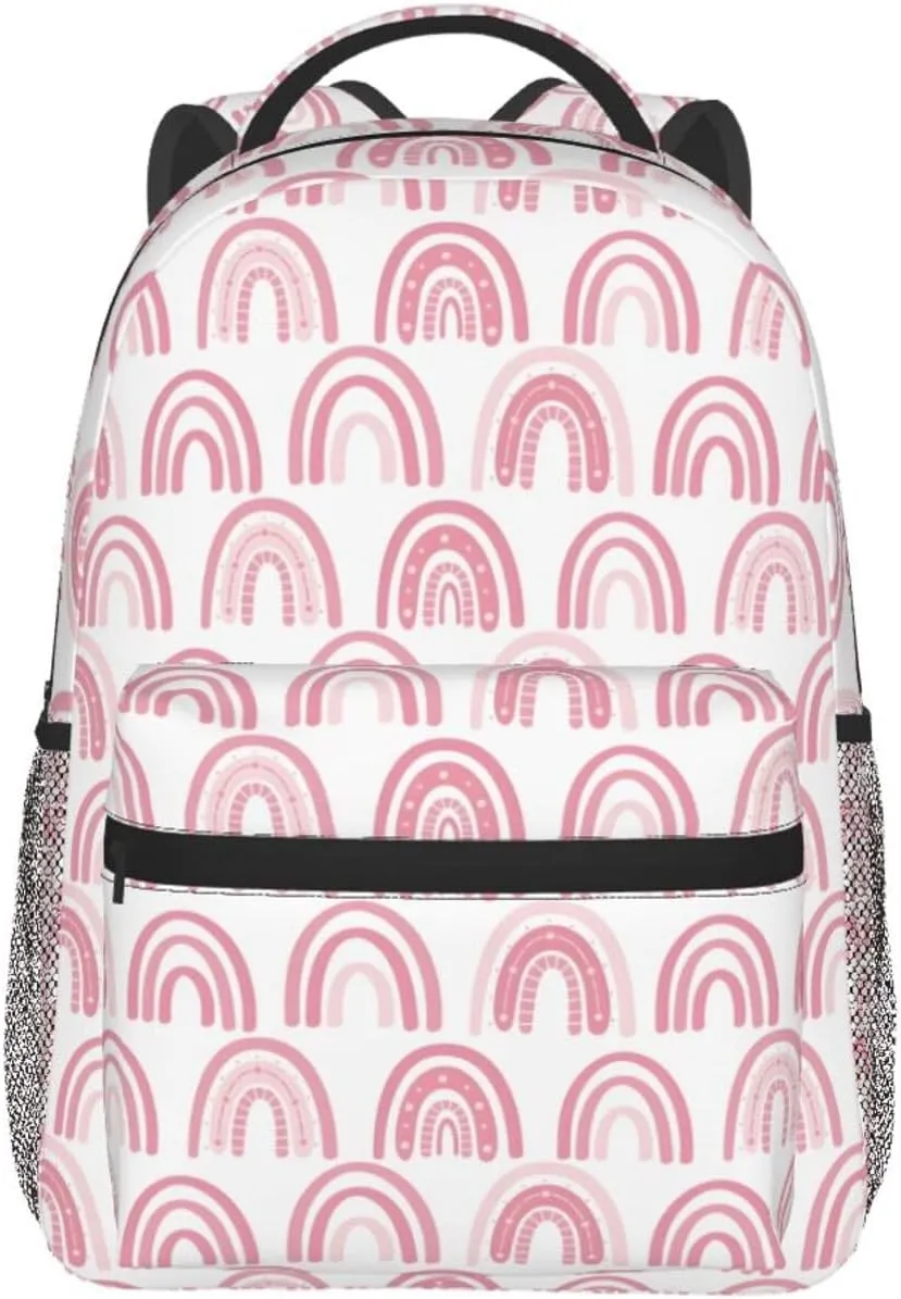 Travel Laptop Backpack for Women Lightweight College Backpack Adjustable Fits 15.6 Inch Laptop Bag Waterproof Computer Bag for Men, Work, Gym - Boho
