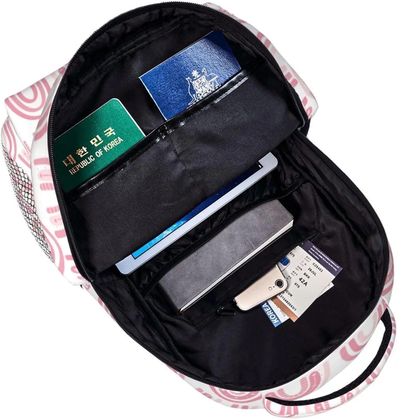 Travel Laptop Backpack for Women Lightweight College Backpack Adjustable Fits 15.6 Inch Laptop Bag Waterproof Computer Bag for Men, Work, Gym - Boho