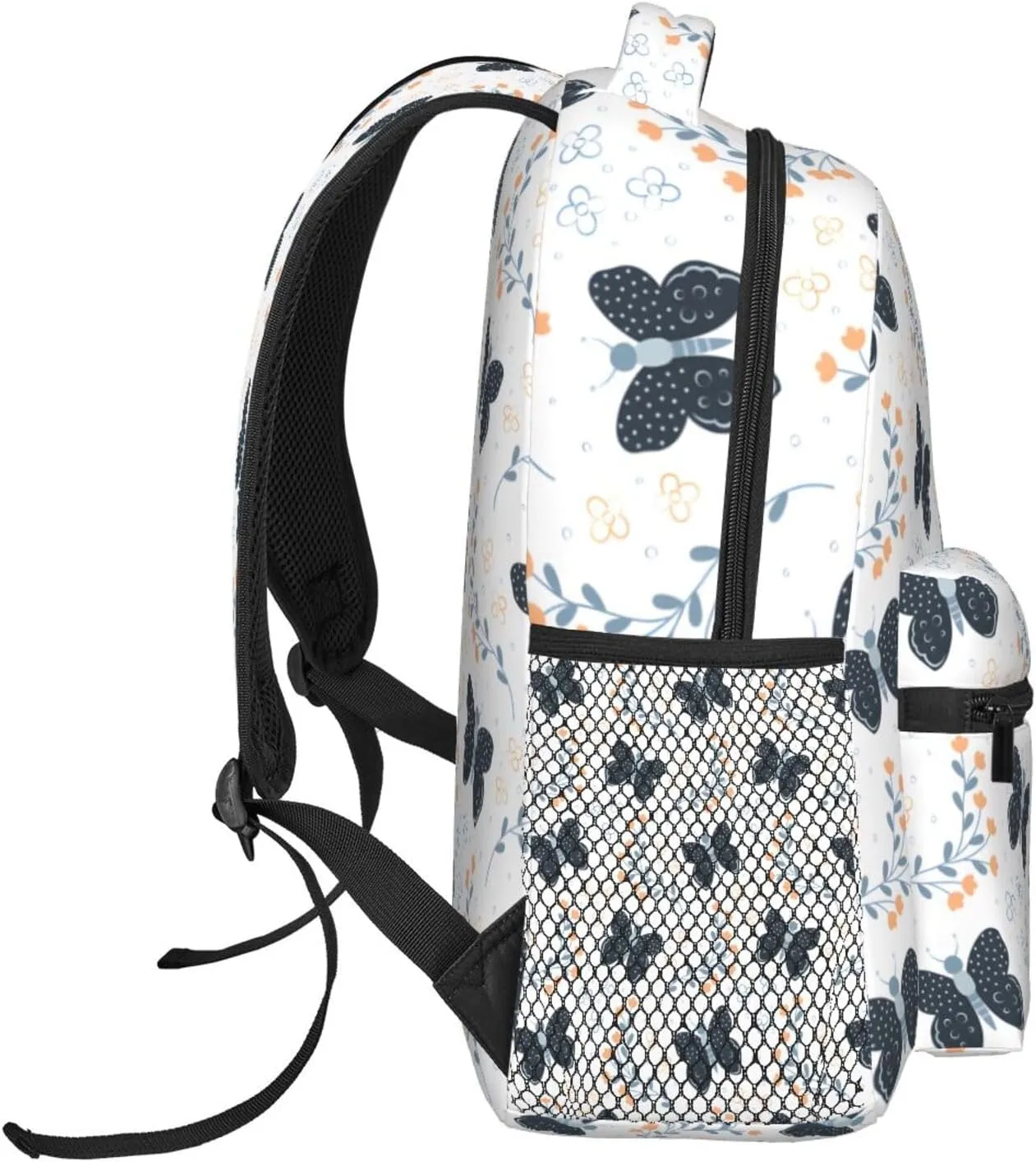 Travel Laptop Backpack for Women Lightweight College Backpack Adjustable Fits 15.6 Inch Laptop Bag Waterproof Computer Bag for Work, Gym - Butterfly