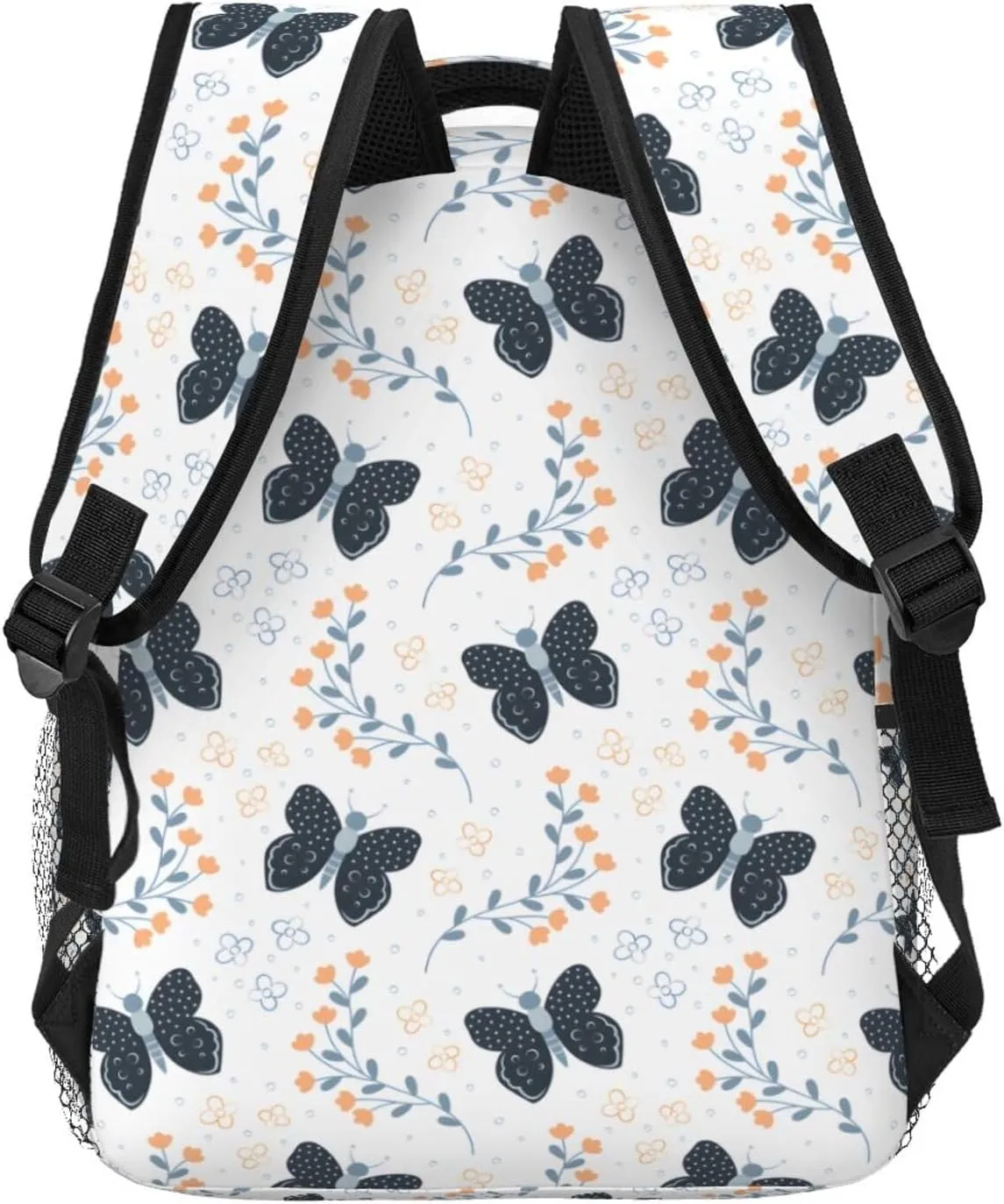 Travel Laptop Backpack for Women Lightweight College Backpack Adjustable Fits 15.6 Inch Laptop Bag Waterproof Computer Bag for Work, Gym - Butterfly
