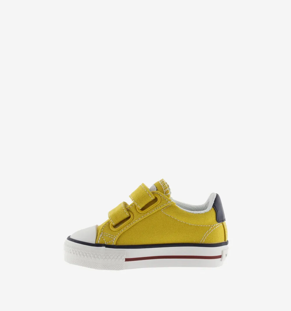 Tribu Double Velcro Trainers in Mostaza/Mustard