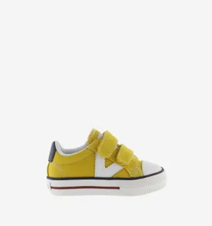 Tribu Double Velcro Trainers in Mostaza/Mustard