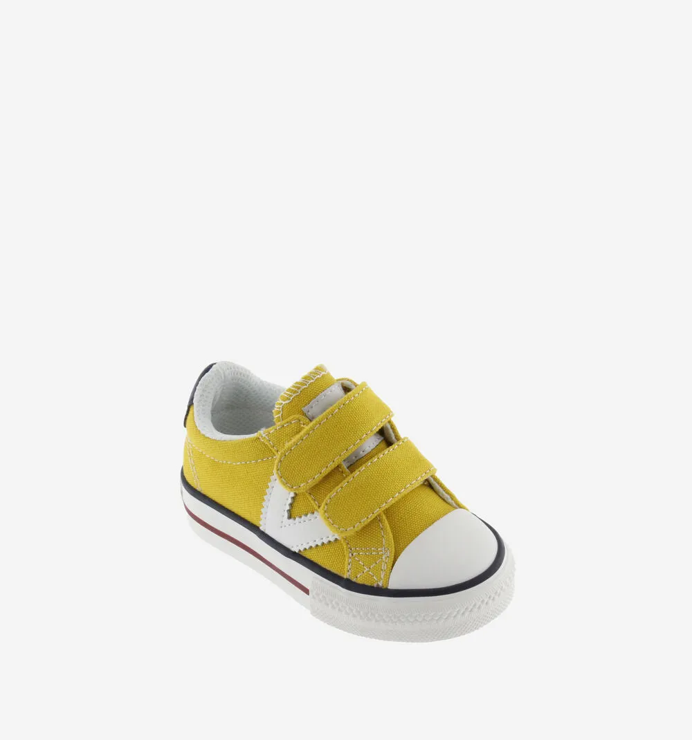 Tribu Double Velcro Trainers in Mostaza/Mustard