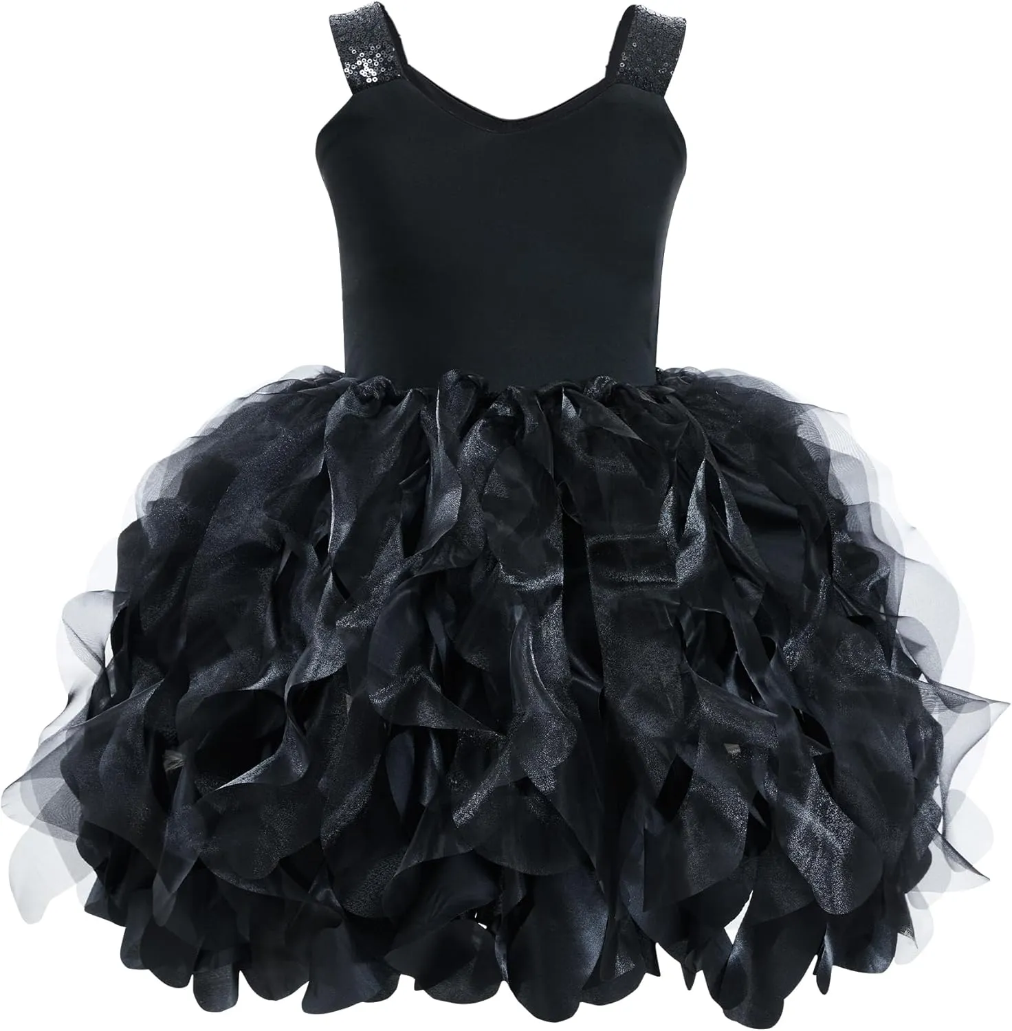 Tutu Dress for Girls Sparkly Sequin Tulle Princess Birthday Party Dress for Toddler Girls Prom Sneaker Ball Gown