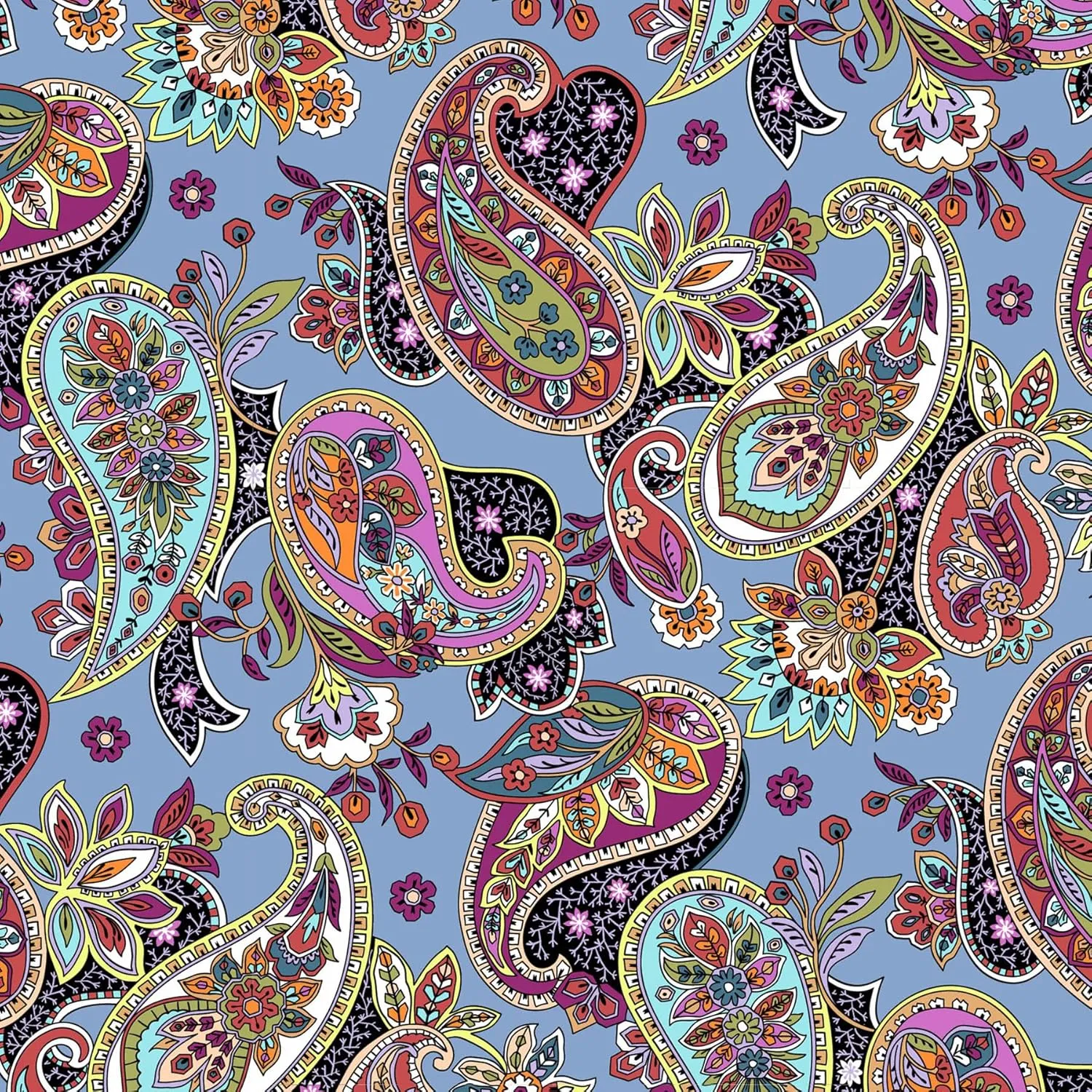 Vera Bradley Women's Iconic Campus Backpack, Signature Cotton Bookbag, Provence Paisley, One Size