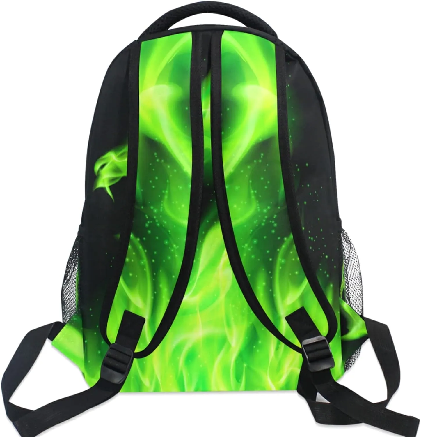 Wamika Fire Dragon Backpack Green Dinosaur School Backpacks Preschool Book Bag