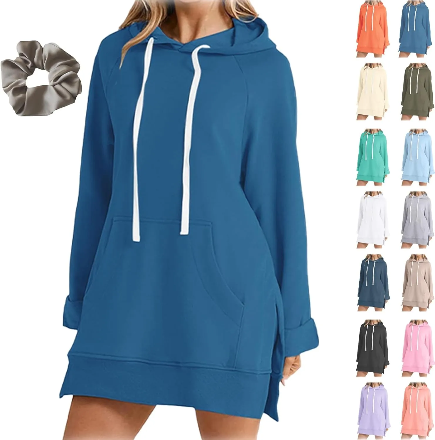 Warmy Oversized Hoodies, Oversized Dress Hoodies Women, Warmy Oversized Hoodie Dress Women Pockets