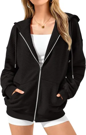 Women's Oversized Hoodies Comfy Loose Long Sleeve Sweatshirt Hooded Pullover Sweaters Tops Casual Jackets with Pockets