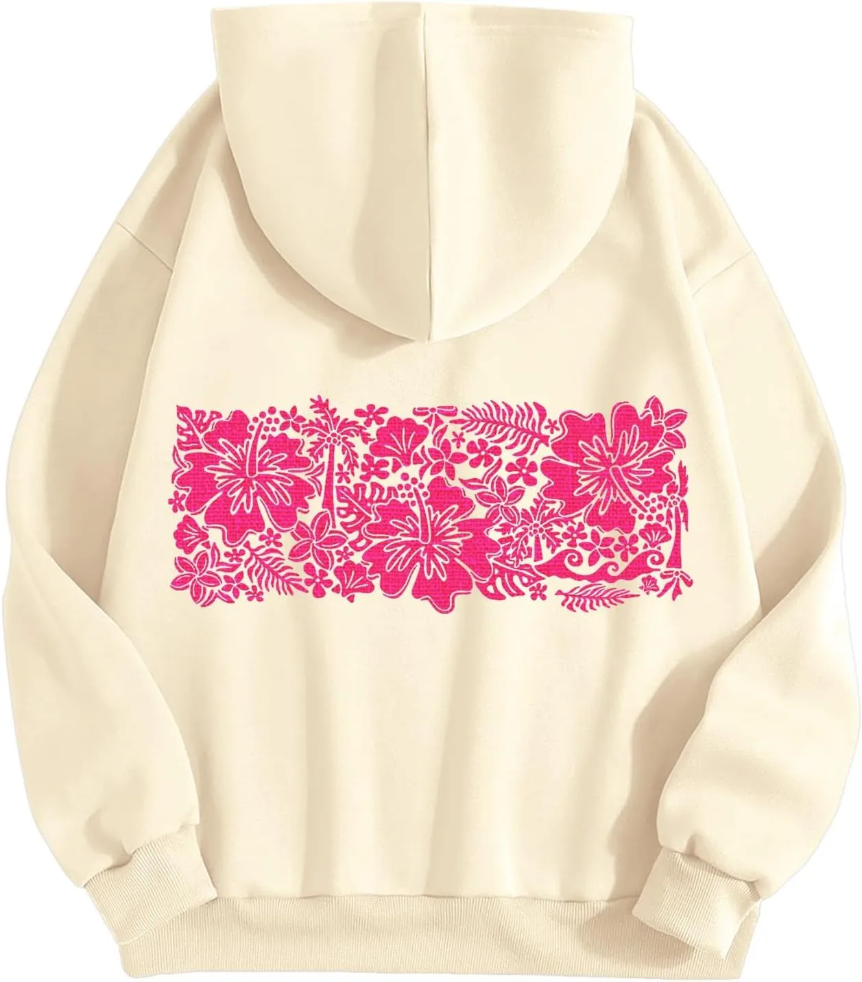 Women's Oversized Sweatshirt Graphic Hoodies Casual Long Sleeve Loose Pullover Tops with Pocket