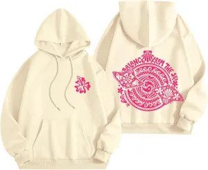 Women's Oversized Sweatshirt Graphic Hoodies Casual Long Sleeve Loose Pullover Tops with Pocket