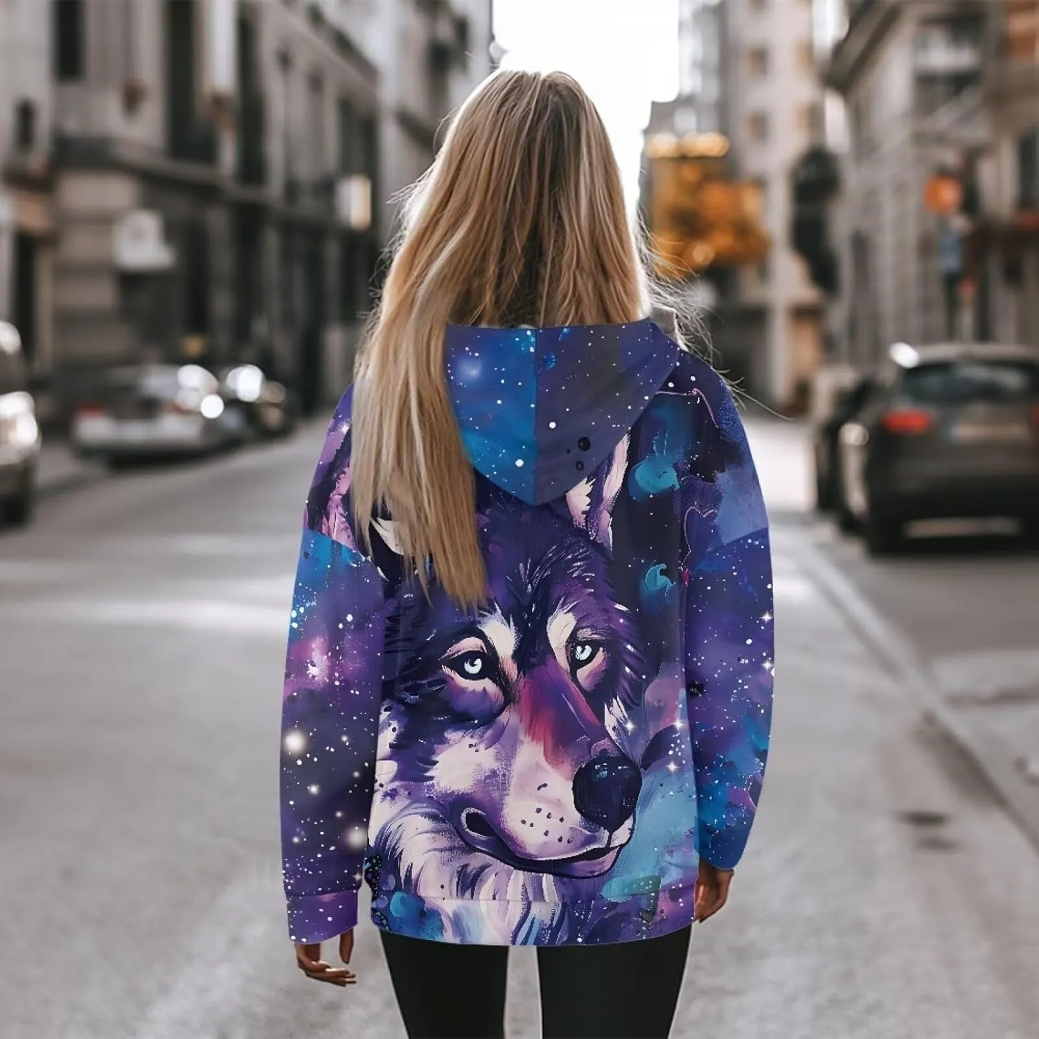 Womens Oversized Sweatshirts Athletic Hoodies Long Sleeve Pullover Hooded Tops
