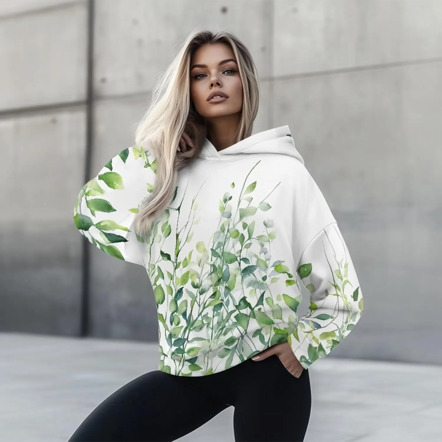 Womens Oversized Sweatshirts Athletic Hoodies Long Sleeve Pullover Hooded Tops