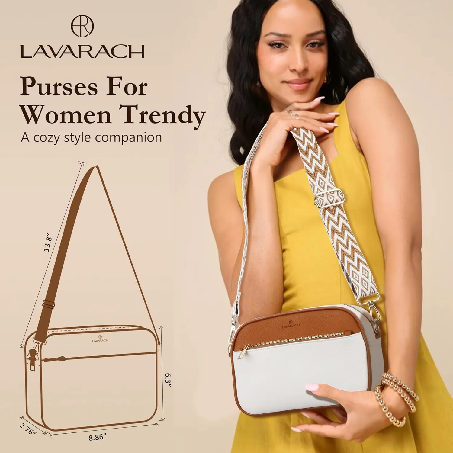 Women's RFID Crossbody Purse - Handbags for Women