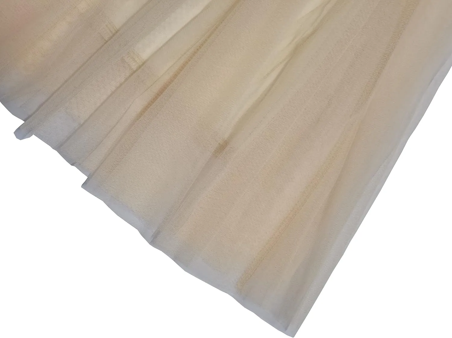 Womens Tulle Skirt Elastic High Waist Pleated A-line Fairy Skirt Layered Mesh Flowy Tutu Skirts