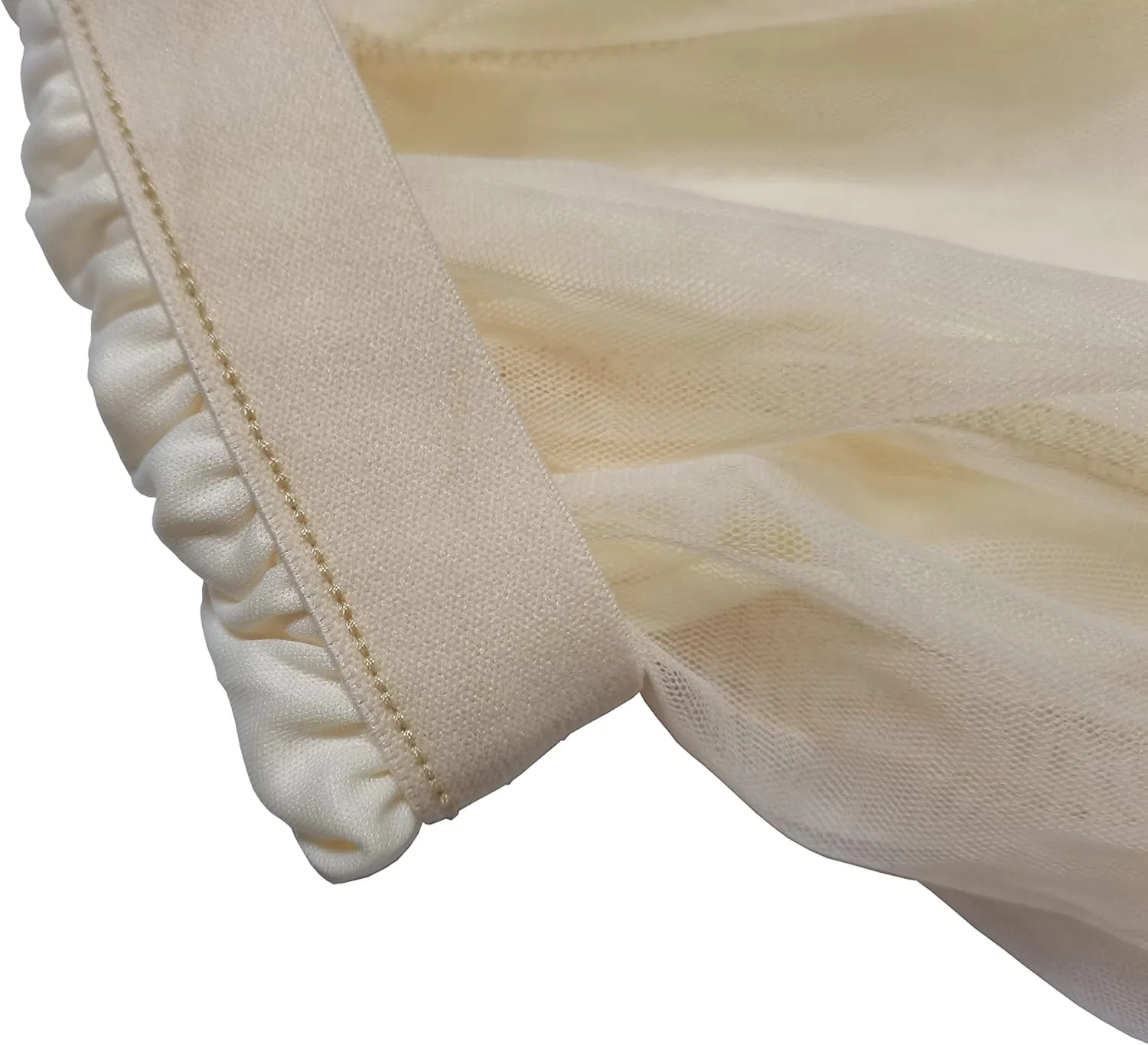 Womens Tulle Skirt Elastic High Waist Pleated A-line Fairy Skirt Layered Mesh Flowy Tutu Skirts