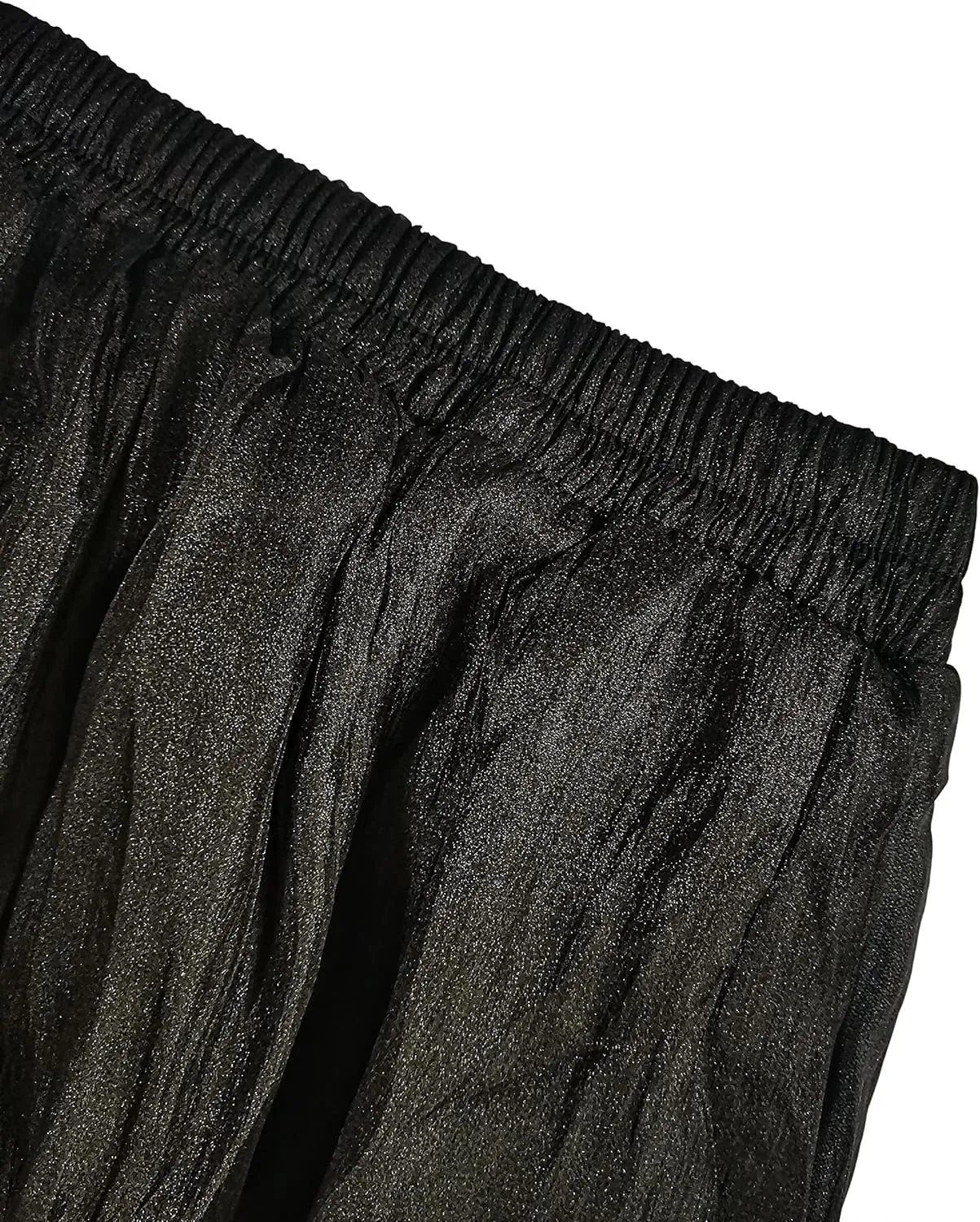 Womens Tulle Skirt Elastic High Waist Pleated A-line Fairy Skirt Layered Mesh Flowy Tutu Skirts