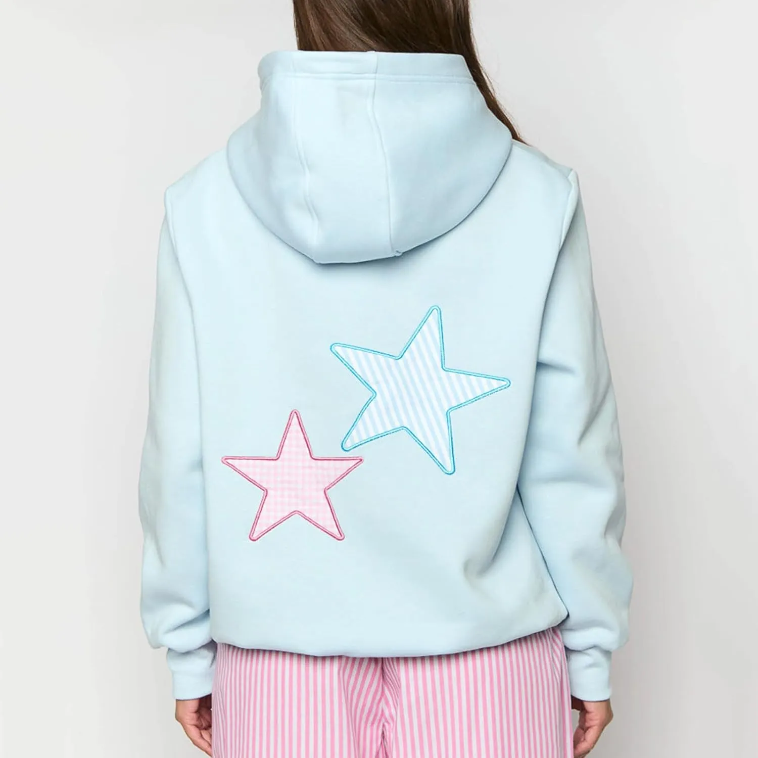 Y2k Hoodies Teen Girls Oversized Graphic Sweatshirt Women Pullover Tops Cute Embroidery Preppy Aesthetic Shirts