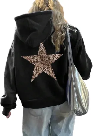 Y2k Hoodies Teen Girls Oversized Graphic Sweatshirt Women Pullover Tops Cute Embroidery Preppy Aesthetic Shirts